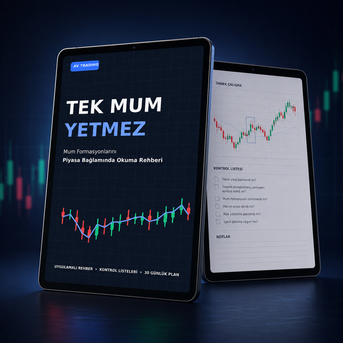 Tek Mum Yetmez uygulamalı candlestick e-kitabı